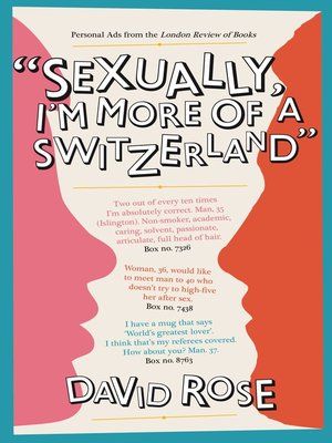 cover image of Sexually, I'm more of a Switzerland